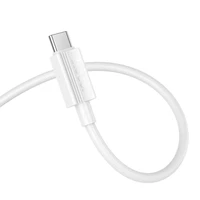 Kabelis USB-A į USB-C Hoco 3A 1 m X107 baltas