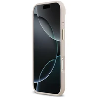 Guess Grained Strass Logo Magnetinis dėklas telefonui iPhone Air rožinė