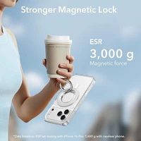 ESR Magnetic HaloLock MagSafe telefono laikiklis - Baltas