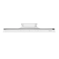 Baseus Magnetic Stepless Lamp Pro, su jutikliniu paneliu (balta)