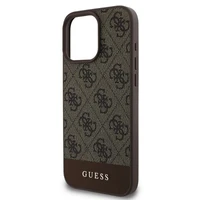 Guess 4G apatinis dėklas telefonui iPhone 16 Pro Max (m) - rudas