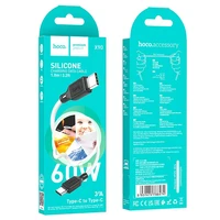 Kabelis USB-A į USB-C Hoco 3A 1 m X90 baltas