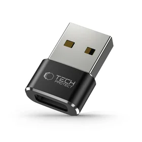 Tech-Protect UltraBoost USB-A (kištukas) / USB-C (lizdas) adapteris - juodas