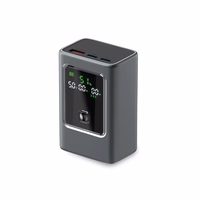 Išorinė baterija SBS 10000mAh PD 35W su LCD ekranu - pilka