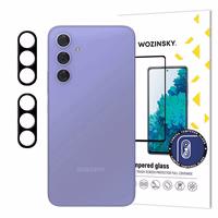 Juodas Wozinsky pilnas kameros stiklas Samsung Galaxy A17 / A17 5G, rinkinys 2