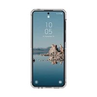 UAG Plyo Pro dėklas su magnetiniu moduliu, skirtas Samsung Galaxy Flip 5 – permatomas pilkas