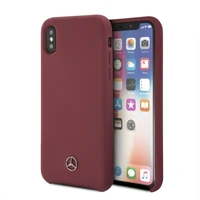 Mercedes Silicone Line dėklas telefonui iPhone X/XS - raudonas