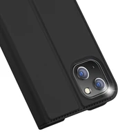 Dux Ducis Skin Pro holster flip dėklas iPhone 14 Plus juodas