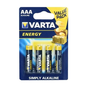 VARTA šarminė baterija R3 (AAA) Energy 4 vnt.