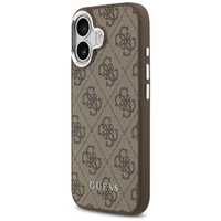 Guess 4G Classic Logo Magnetinis dėklas telefonui iPhone 17 - rudas