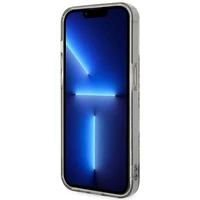 Guess GUHCP14LHGPLHG iPhone 14 Pro 6.1 pilkas / pilkas kietasis dėklas Porcelain Collection