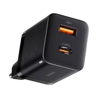 Įkroviklis Baseus Super Si Pro 30W USB-C/USB-A juodas CCSUPP-E01