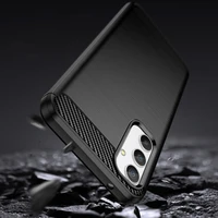 Carbon Case dėklas Realme 10 Pro lankstus silikoninis anglies dangtelis juodas