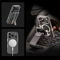 Rock Crystal Shield Series Magnetic Case for Iphone 17 transparent