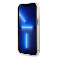 Rinkinys Guess GUBPP13XH4EACSP dėklas + įkroviklis iPhone 13 Pro Max rožinis kietas dėklas su 4G raštu Magnetinis