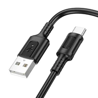Borofone Kabel BX111 Feliz (m) - USB iki Type C - 3A 1 metras juodas