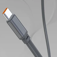 Dudao K31 Pro 45W 20000mAh išorinė baterija su įmontuotu ištraukiamu USB-C kabeliu - pilka