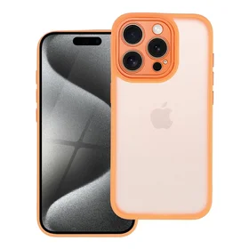 VARIETE dėklas telefonui IPHONE 15 Pro abrikosų spalvos