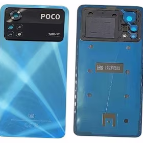Galinis dangtelis Xiaomi Poco X4 Pro 5G Laser Blue originalus (service pack)