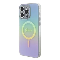 Guess GUHMP15XHITSQ iPhone 15 Pro Max - Turkizinis dėklas IML Iridescent MagSafe