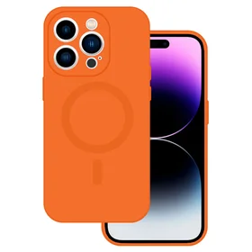 TEL PROTECT MagSilicone Dėklas telefonui Iphone 11 - oranžinis
