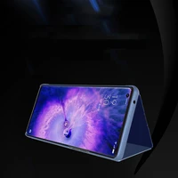 Clear View Case dėklas telefonui Oppo Find X5 Pro dėklas su atvartu juodas