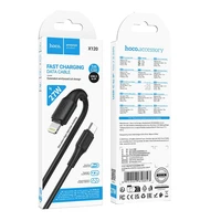 Kabelis (m) USB-C į Lightning Hoco PD 27W 1 m X120 - juodas (m)