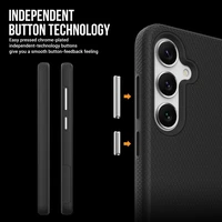 Dėklas Perfectionists Triangle Case Samsung S916 S23 Plus 5G juodas