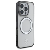 Mercedes Spausdintas Logotipas Magnetinis Dėklas iPhone 16 Pro Max - Skaidrus