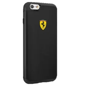 Ferrari atsparus smūgiams dėklas telefonui iPhone 6 / 6S - Juodas