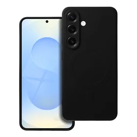 SILIKONINIS MAGNETINIS DĖKLAS suderinamas su MagSafe SAMSUNG S25 juodas