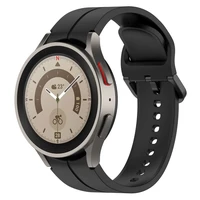 Silikoninis dirželis SAMSUNG Watch 4 / 5 juodas (5)
