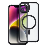 Pilnai matinė magnetinė dėklas telefonui su MagSafe suderinamas iPhone 14 juodas