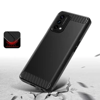 Dėklas telefonui Xiaomi Redmi Note 11 Pro+ 5G (China) / 11 Pro 5G (China) / Mi11i HyperCharge / Poco X4 NFC 5G iš anglies pluošto, lankstus - juodas