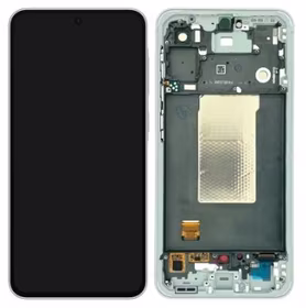 Ekranas Samsung A566 A56 5G su lietimui jautriu stikliuku ir rėmeliu Awesome Olive originalus (assembled service pack)