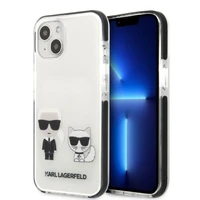 Karl Lagerfeld KLHCP13STPEKCW Dėklas telefonui iPhone 13 mini 5.4" - baltas (m)