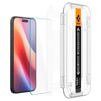 Spigen Glas.tR EZ Fit grūdintas apsauginis stiklas iPhone 15 / 16