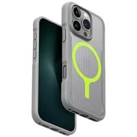 Uniq Combat Active Magclick įkrovimo dėklas iPhone 16 Pro - pilkas