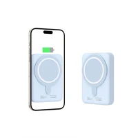 Tech-Protect LifeMag PB11 išorinė baterija su MagSafe 10000mAh 15W USB-C jungtimi - mėlyna + USB-C kabelis