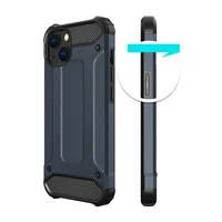 Hybrid Armor dėklas iPhone 14 Plus šarvuotas hibridinis dėklas juodas