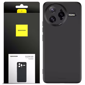 Spacecase Silikoninis dėklas 3.0 Poco F7 Ultra juodas