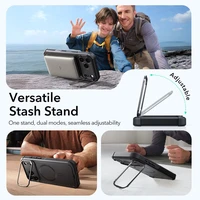 ESR Cyber Kickstand Magnetinis dėklas telefonui iPhone 17 Pro - juodas