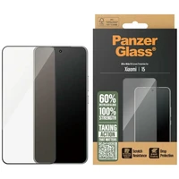 PanzerGlass itin platus temperuotas stiklas su juodu rėmu skirtas Xiaomi 15