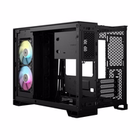 Corsair 2500X RGB „Micro Tower“ Juoda