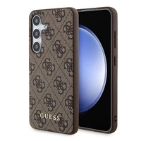 Guess 4G Metal Gold Logo dėklas telefonui Samsung Galaxy A55 - rudas