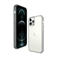 PanzerGlass ClearCase dėklas telefonui iPhone 12 Pro Max – permatomas ir sidabrinis