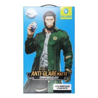 LCD apsauginis stikliukas 5D Mr. Monkey Glass (Strong Matte) Apple iPhone 15 Pro Max juodas