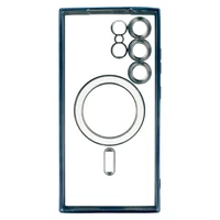 Metalinis MagSafe dėklas Samsung Galaxy S22 Plus - mėlynas