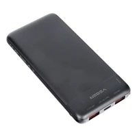 VEGER Išorinė baterija 10000 mAh PD QC3.0 2A 20W A11S (W1133S) juoda