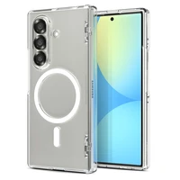 Spigen Tough Armor Pro Mag Magnetinis dėklas telefonui Samsung Galaxy Z Fold 7 - skaidrus ir baltas